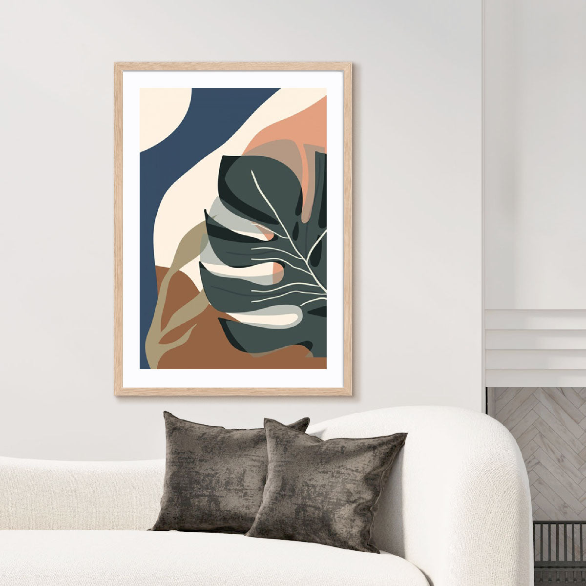 Boho Leaves III Wall Art