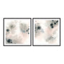 Electron Bloom I and II Wall Art