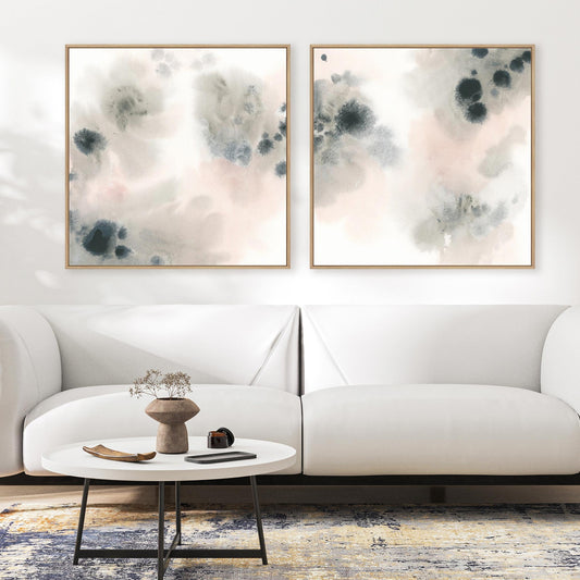 Electron Bloom I and II Wall Art