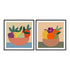 Graphic Fruit Bowl IV and II Wall Art