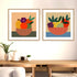 Graphic Fruit Bowl IV and II Wall Art