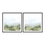 Mountain Meadow View I and II Wall Art