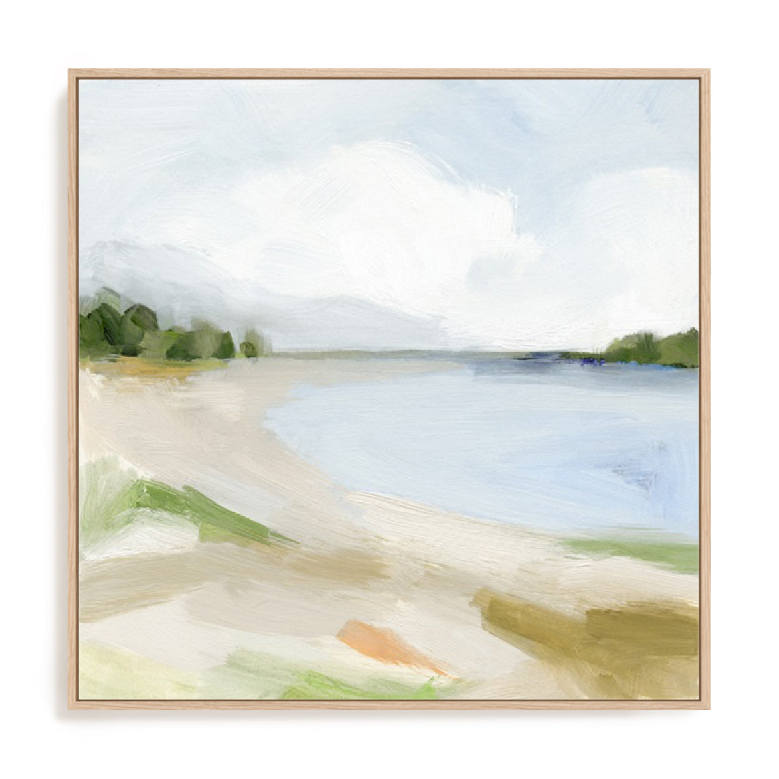 Blissful Bay in Oil I Wall Art