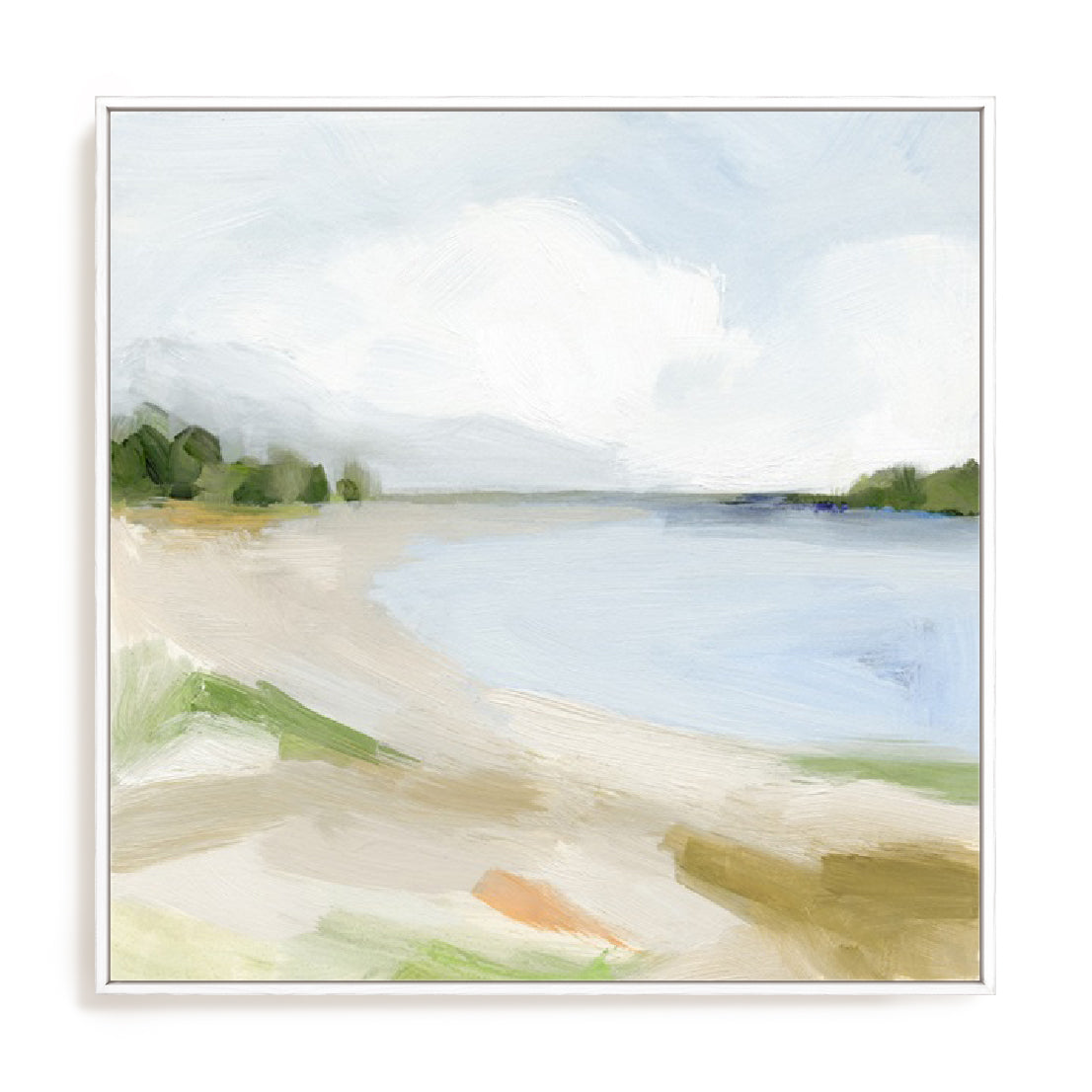 Blissful Bay in Oil I Wall Art