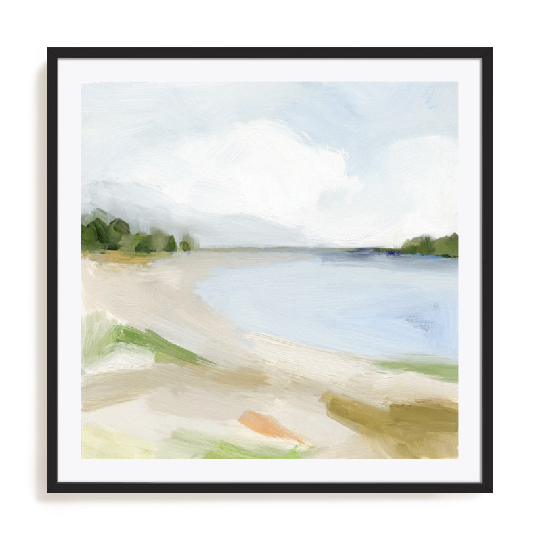 Blissful Bay in Oil I Wall Art