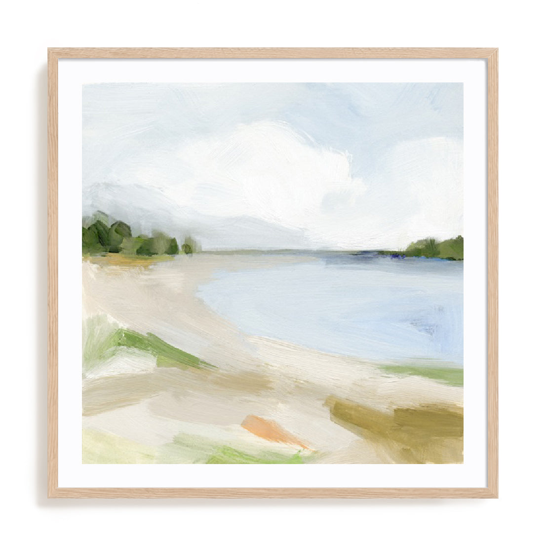 Blissful Bay in Oil I Wall Art