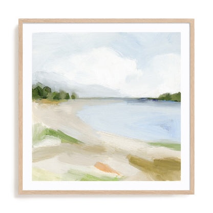 Blissful Bay in Oil I Wall Art