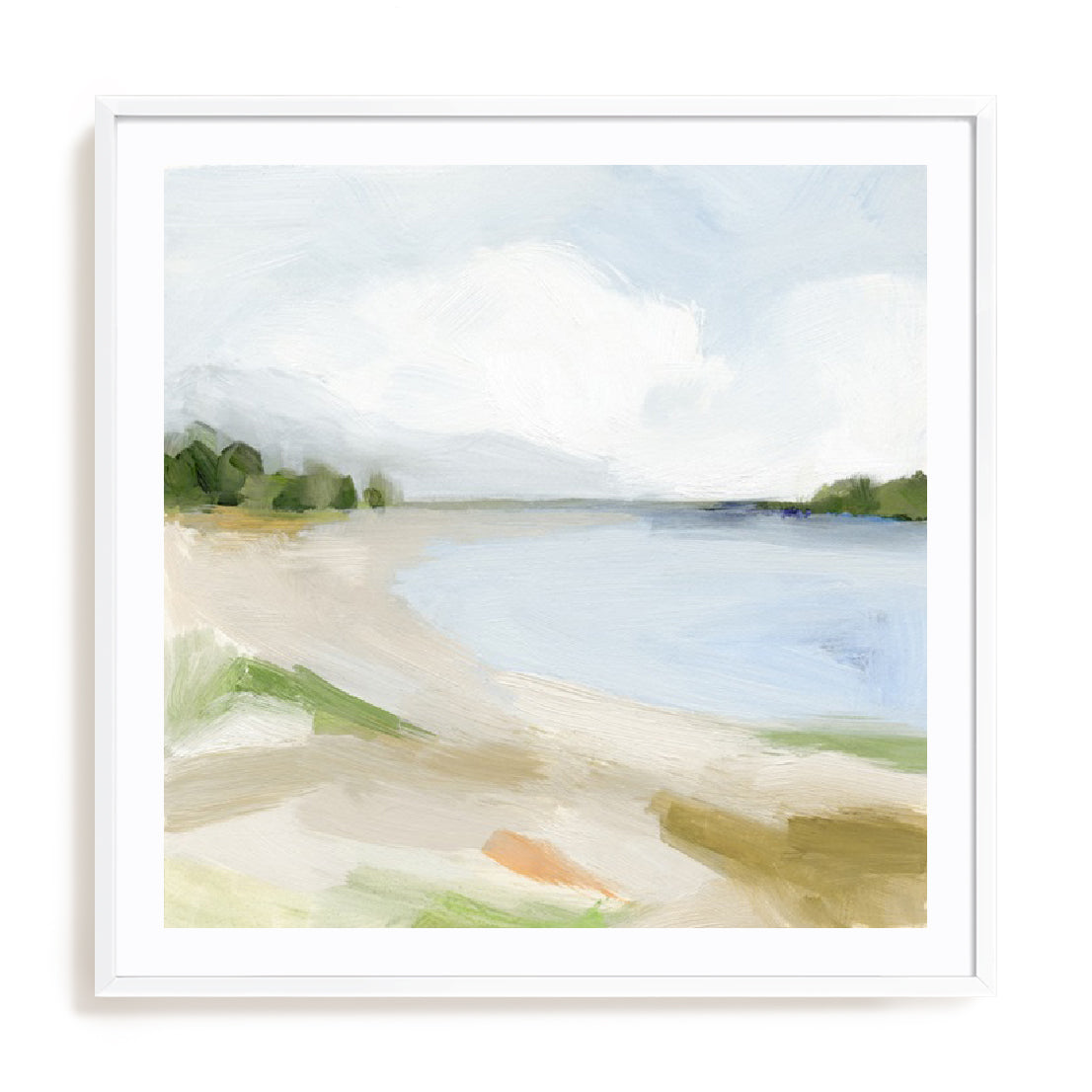 Blissful Bay in Oil I Wall Art