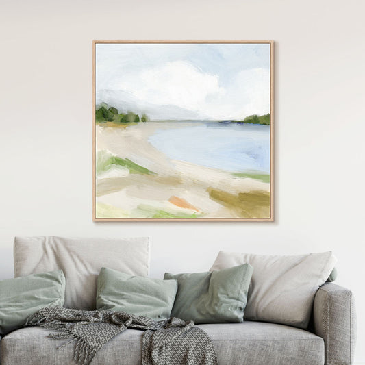 Blissful Bay in Oil I Wall Art