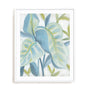 Aqua Tropical Leaves I Wall Art