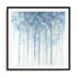 Blue Water Forest II Wall Art #oran_black-white-border