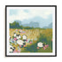 Sweet Sheep Field I Wall Art #oran_black-white-border