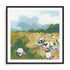 Sweet Sheep Field II Wall Art #oran_black-white-border