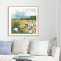 Sweet Sheep Field II Wall Art