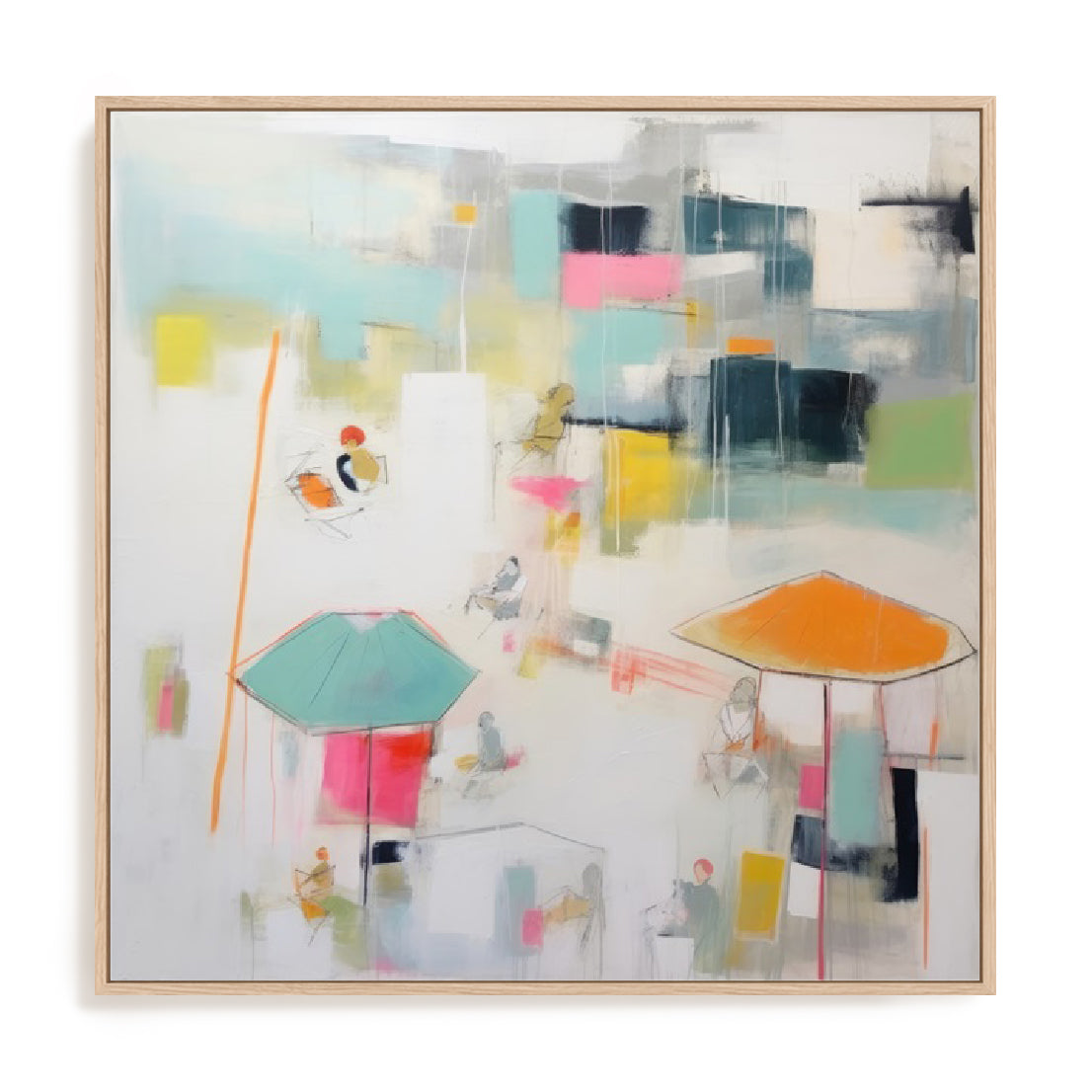 Calm Blue Beach I Wall Art