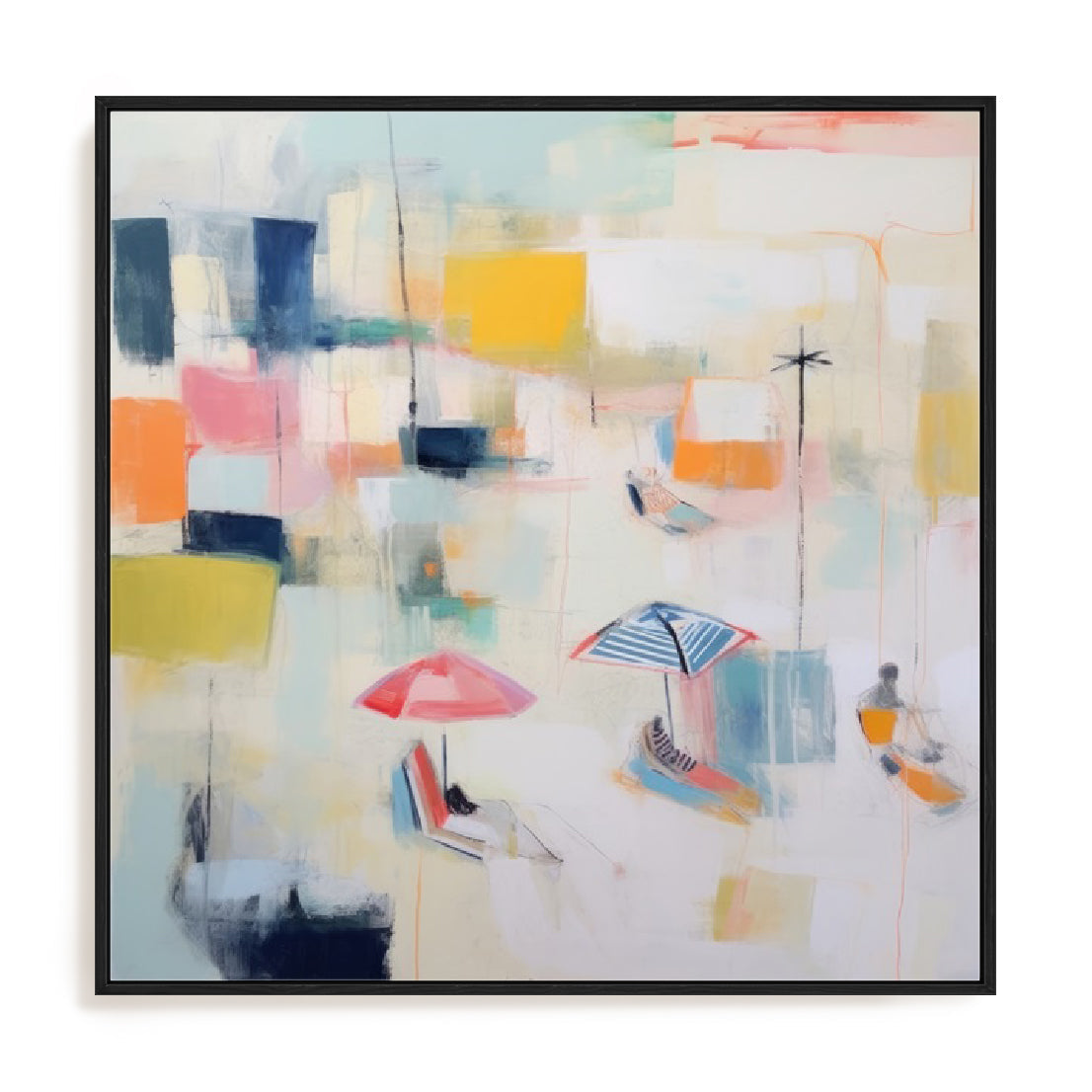 Calm Blue Beach II Wall Art