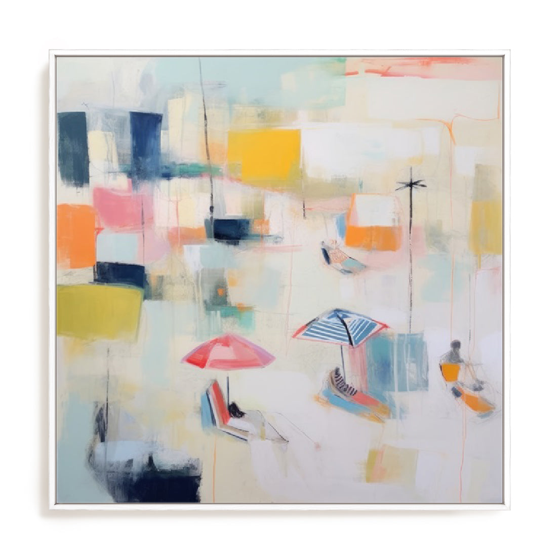Calm Blue Beach II Wall Art