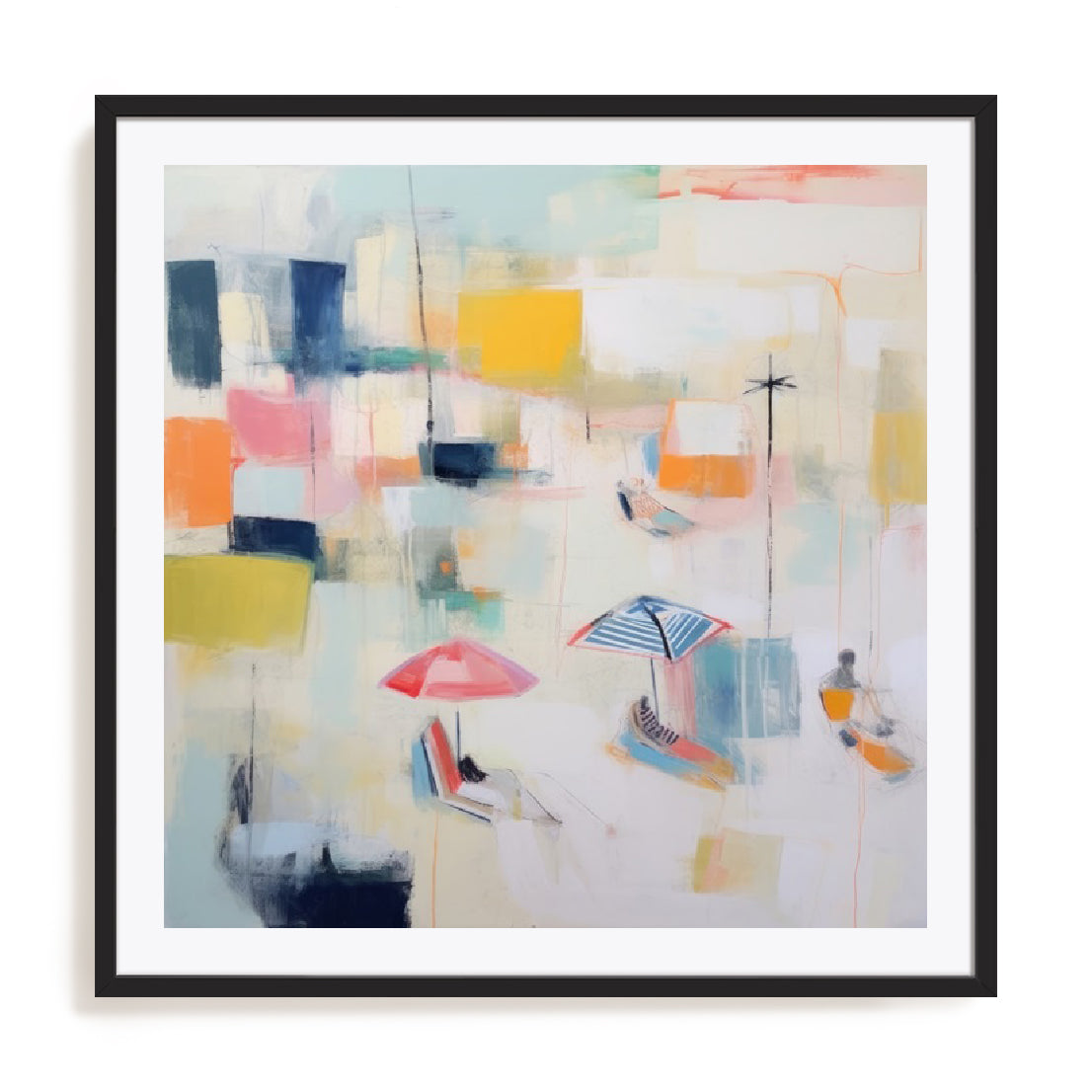 Calm Blue Beach II Wall Art