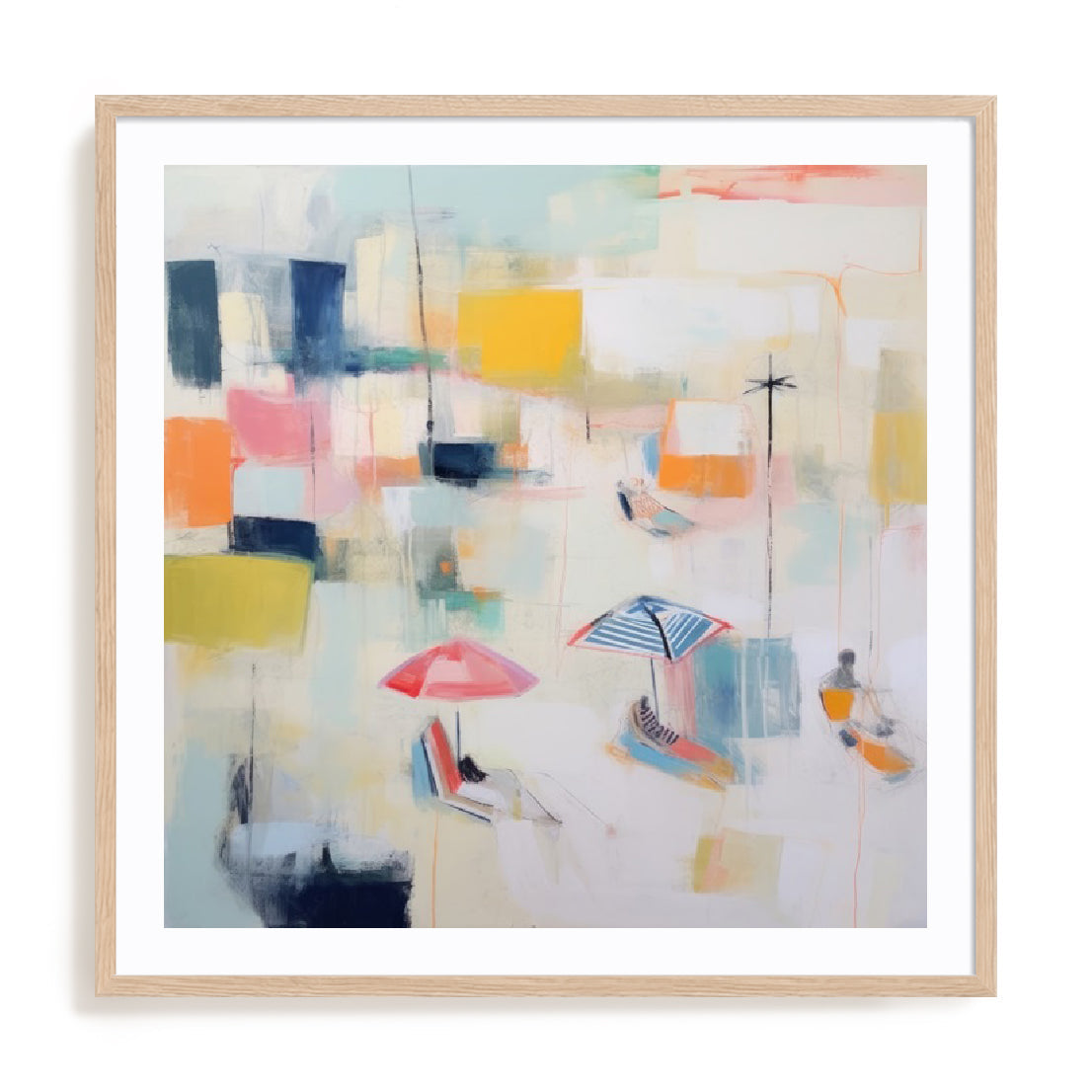 Calm Blue Beach II Wall Art