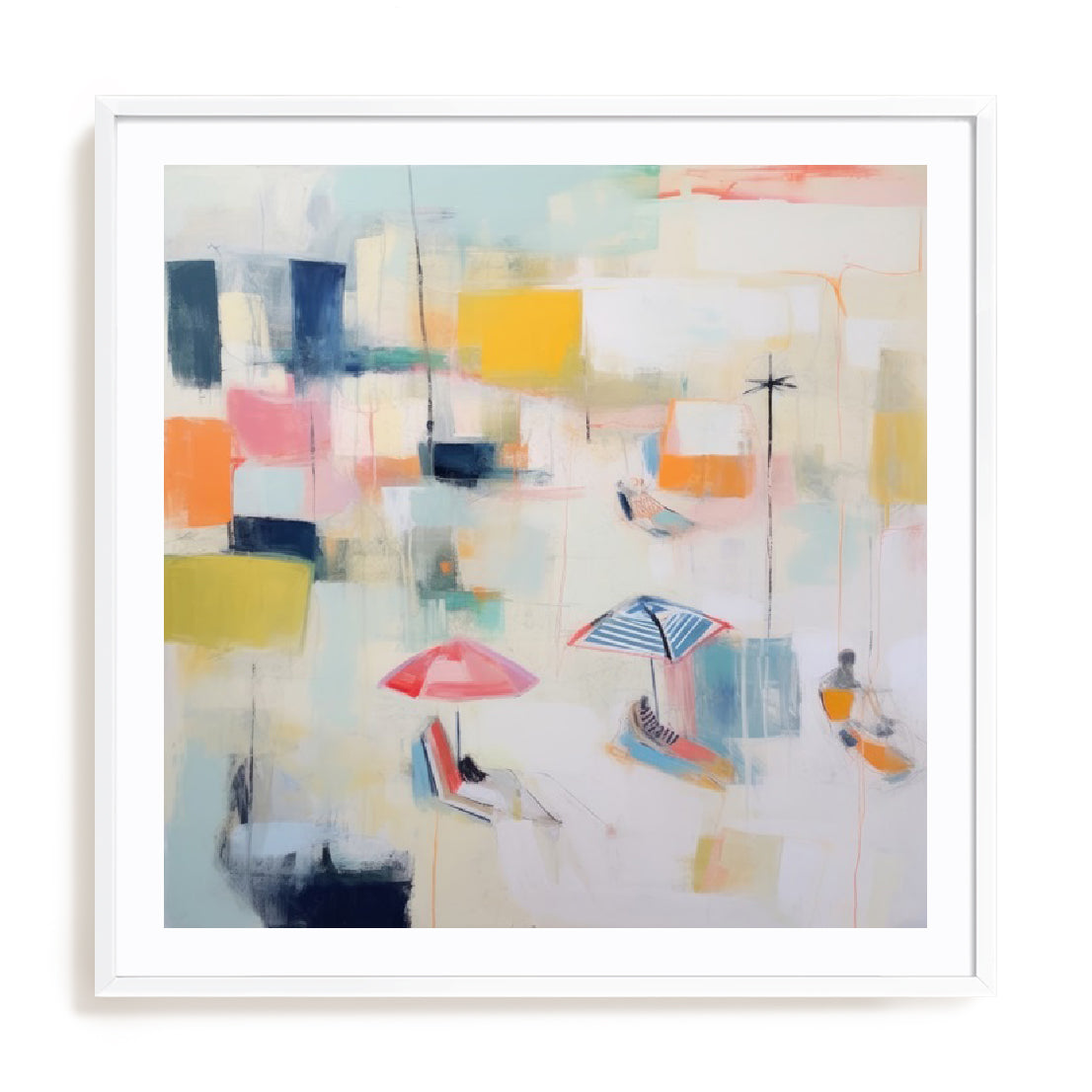 Calm Blue Beach II Wall Art