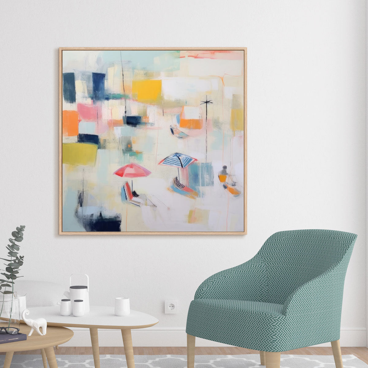 Calm Blue Beach II Wall Art