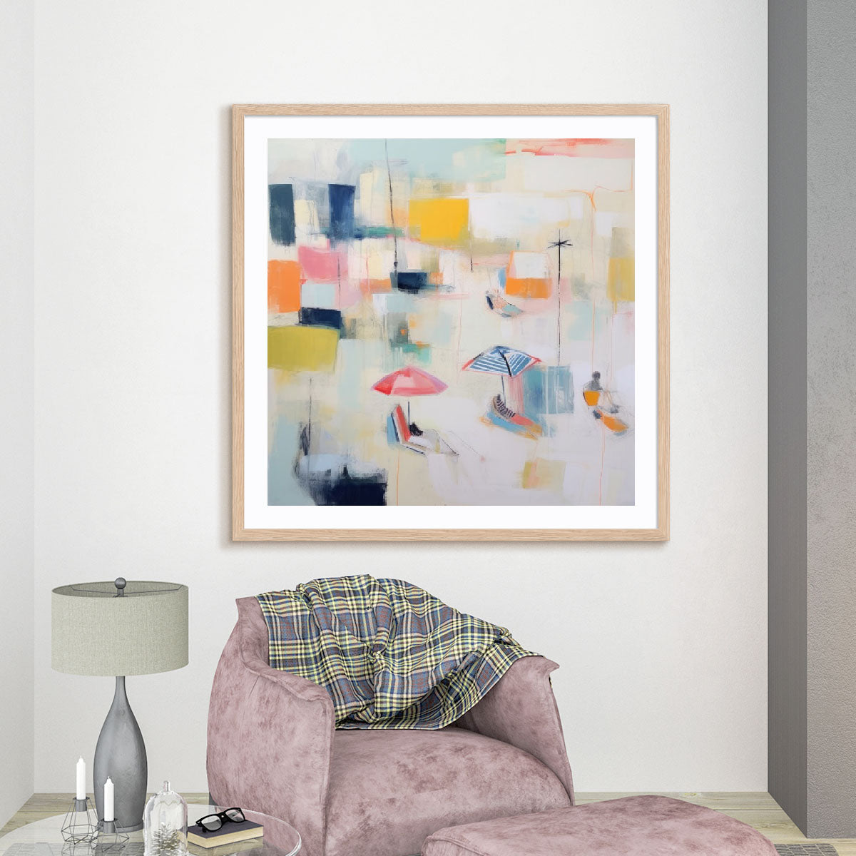 Calm Blue Beach II Wall Art