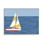 Sailboat Stripes I Wall Art