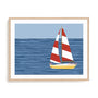 Sailboat Stripes II Wall Art