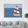 Sailboat Stripes II Wall Art