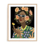 Midnight Butterfly Kiss I Wall Art