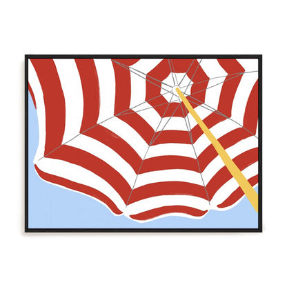 Parasol Beach Stripes I Wall Art