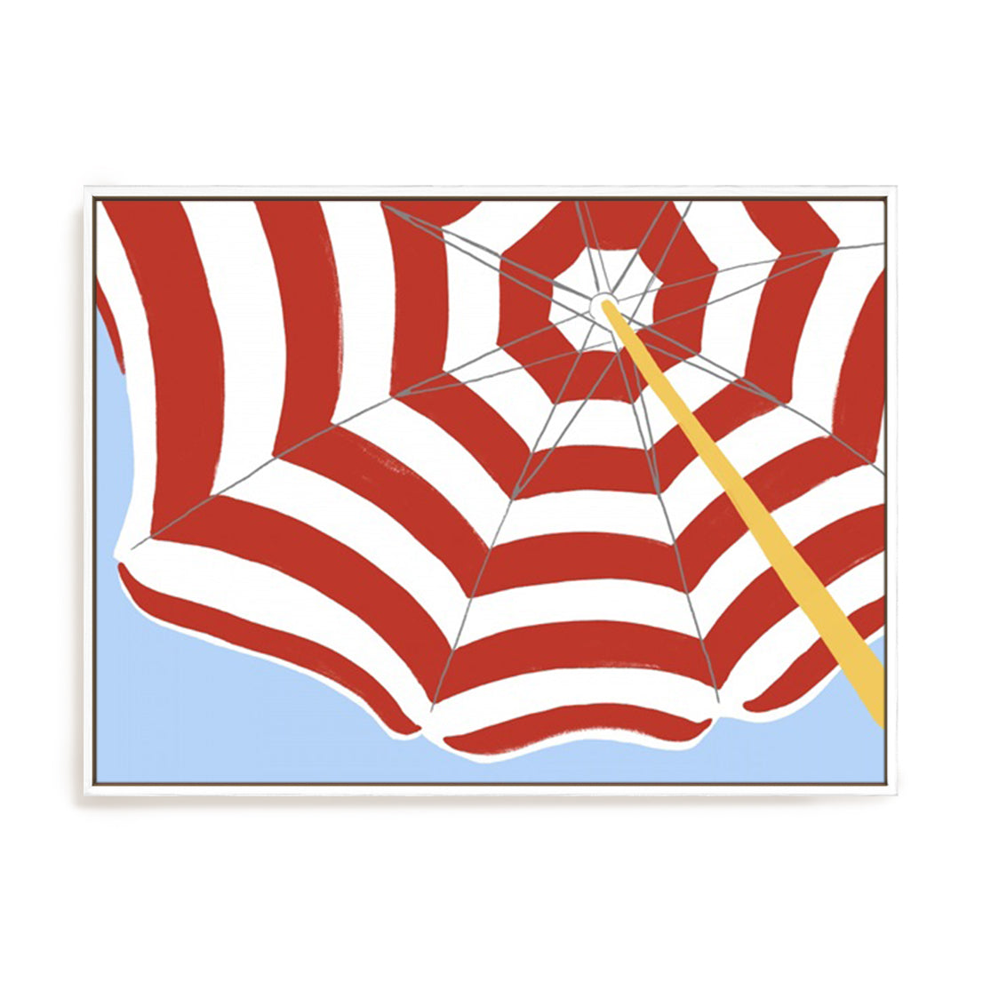 Parasol Beach Stripes I Wall Art