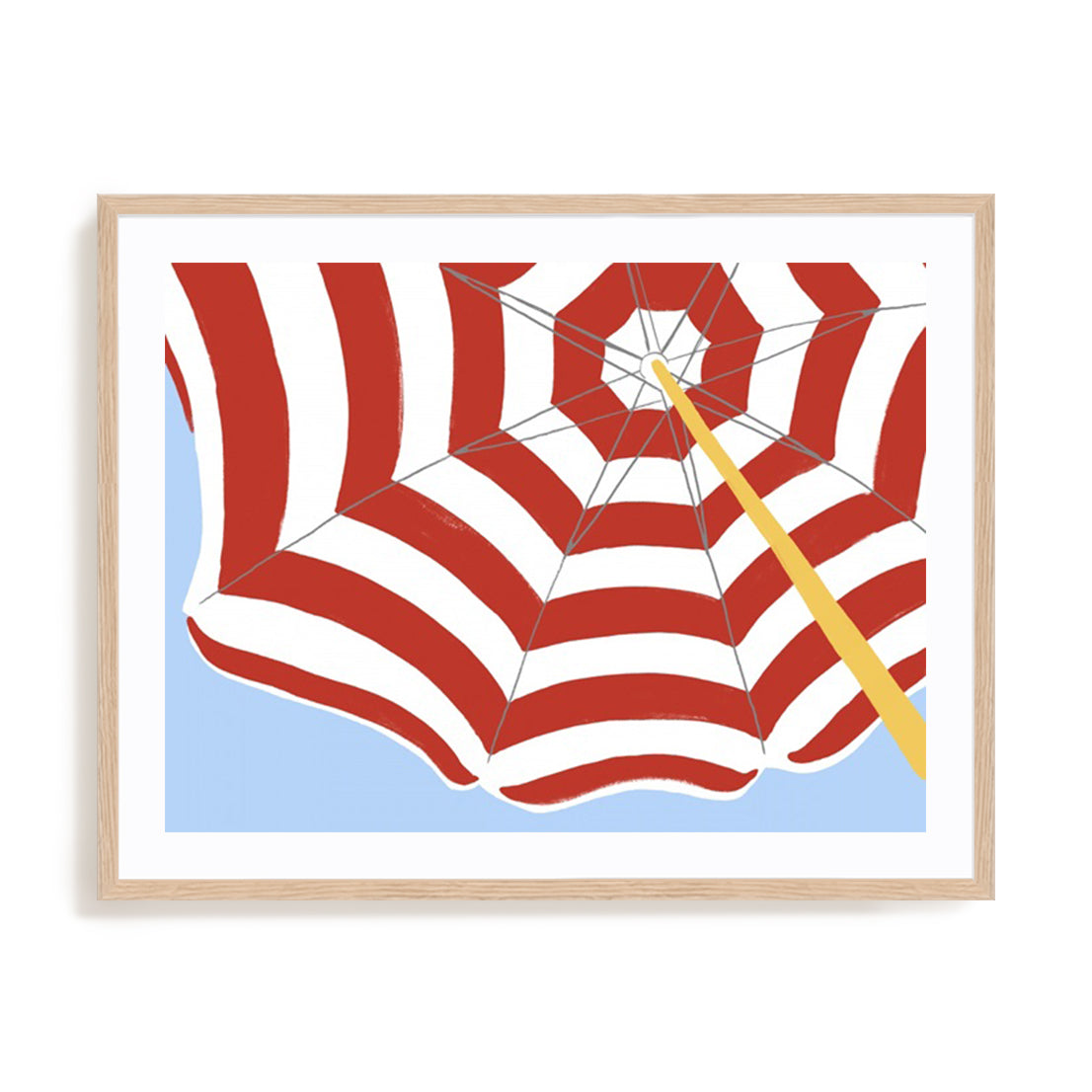 Parasol Beach Stripes I Wall Art