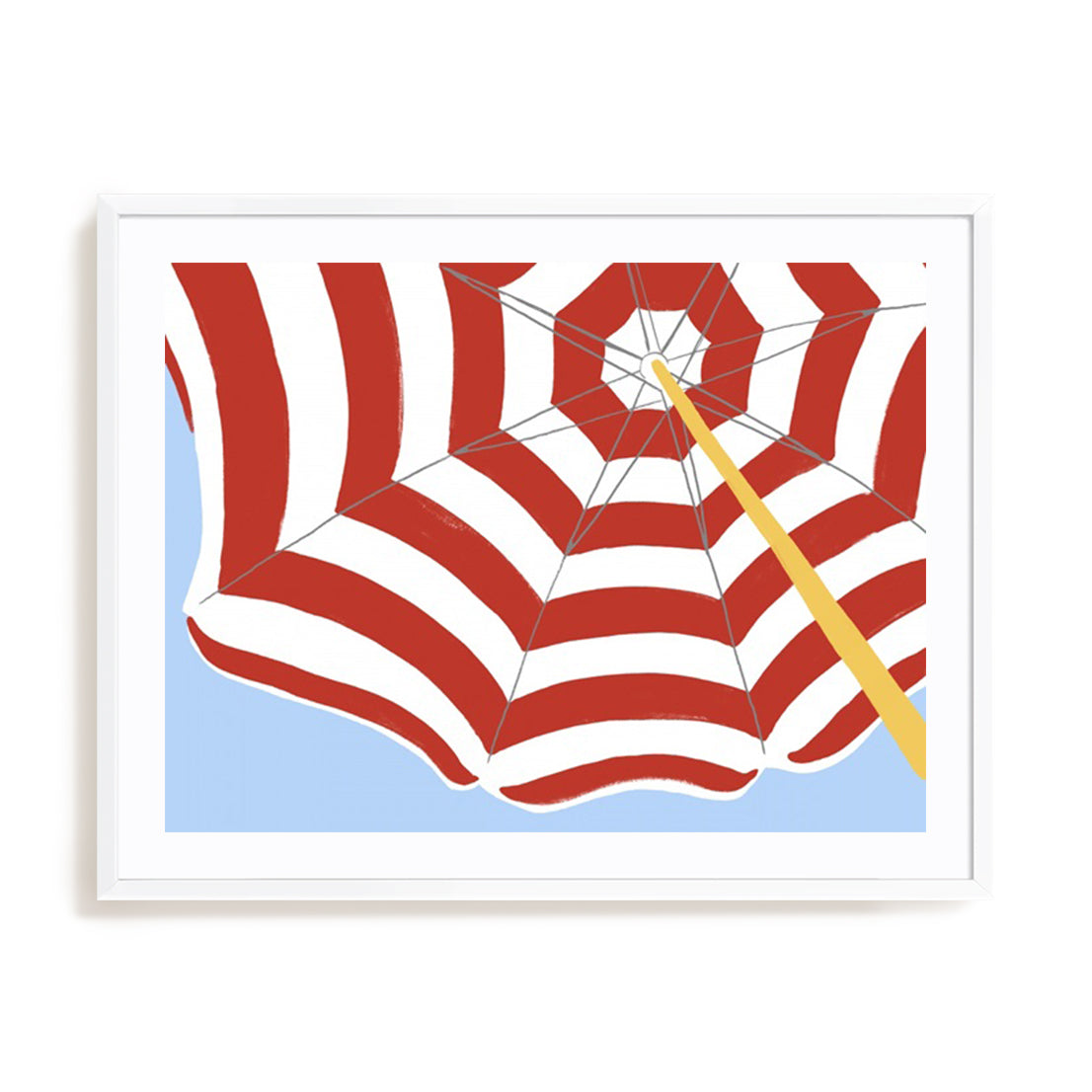 Parasol Beach Stripes I Wall Art