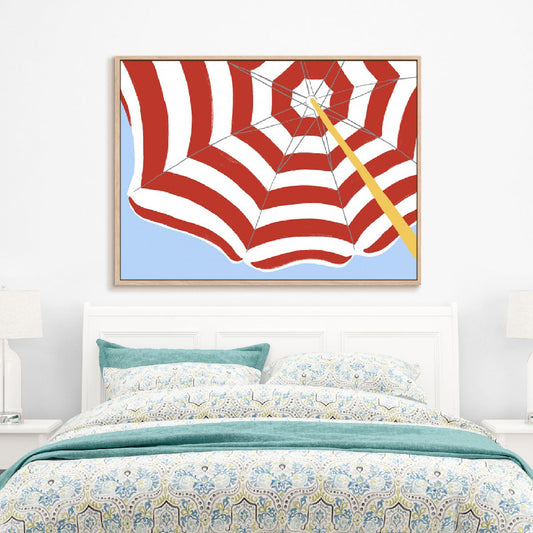 Parasol Beach Stripes I Wall Art