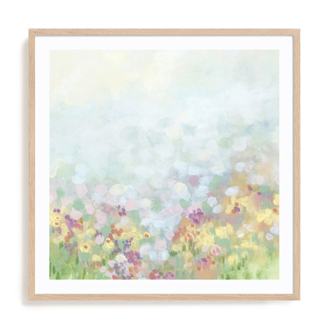 Kaleidoscope Flower Meadow II Wall Art