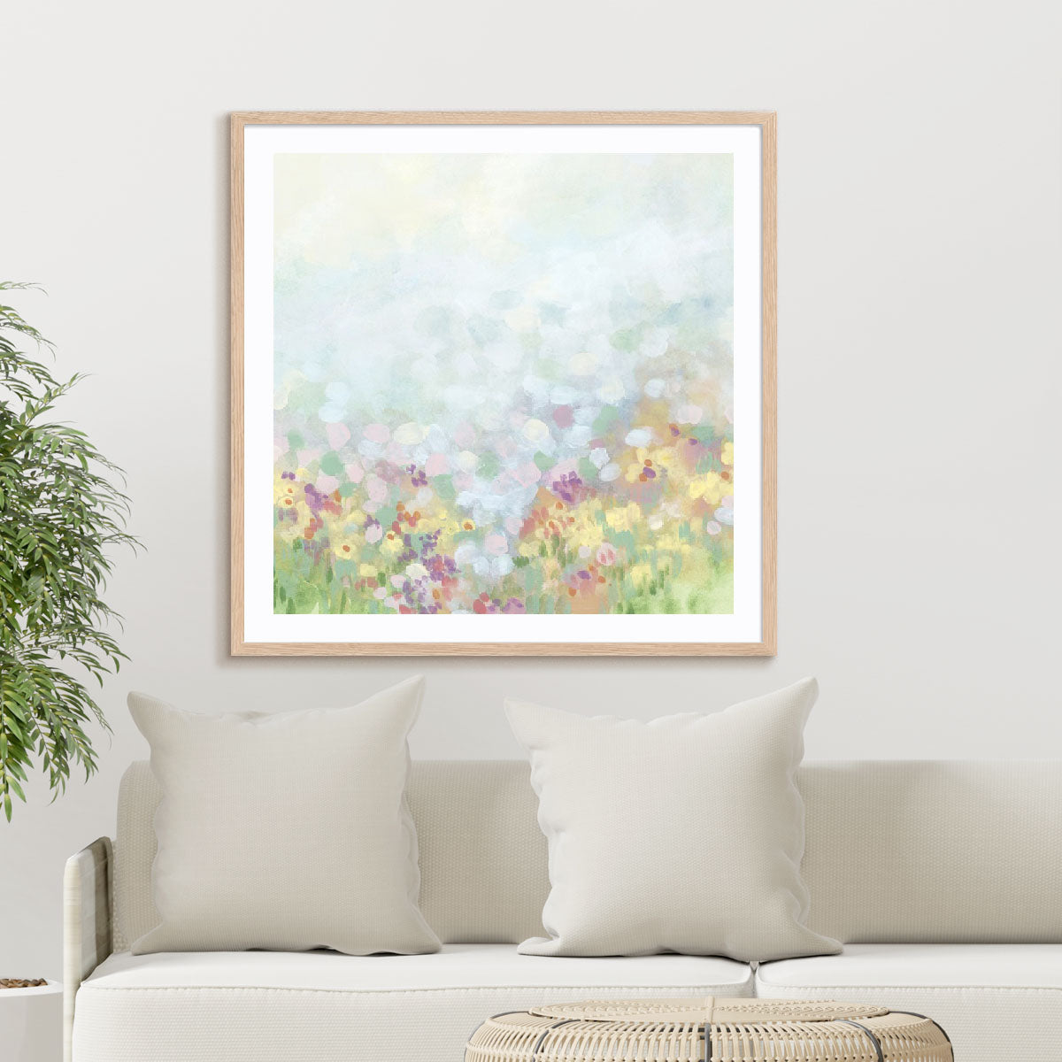 Kaleidoscope Flower Meadow II Wall Art