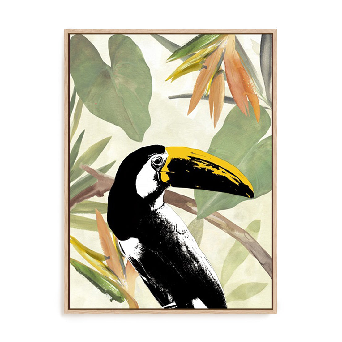 Parrot in the Leaves II Wall Art