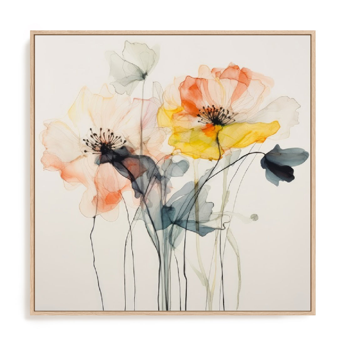 Colorful Petal Symphony II Wall Art