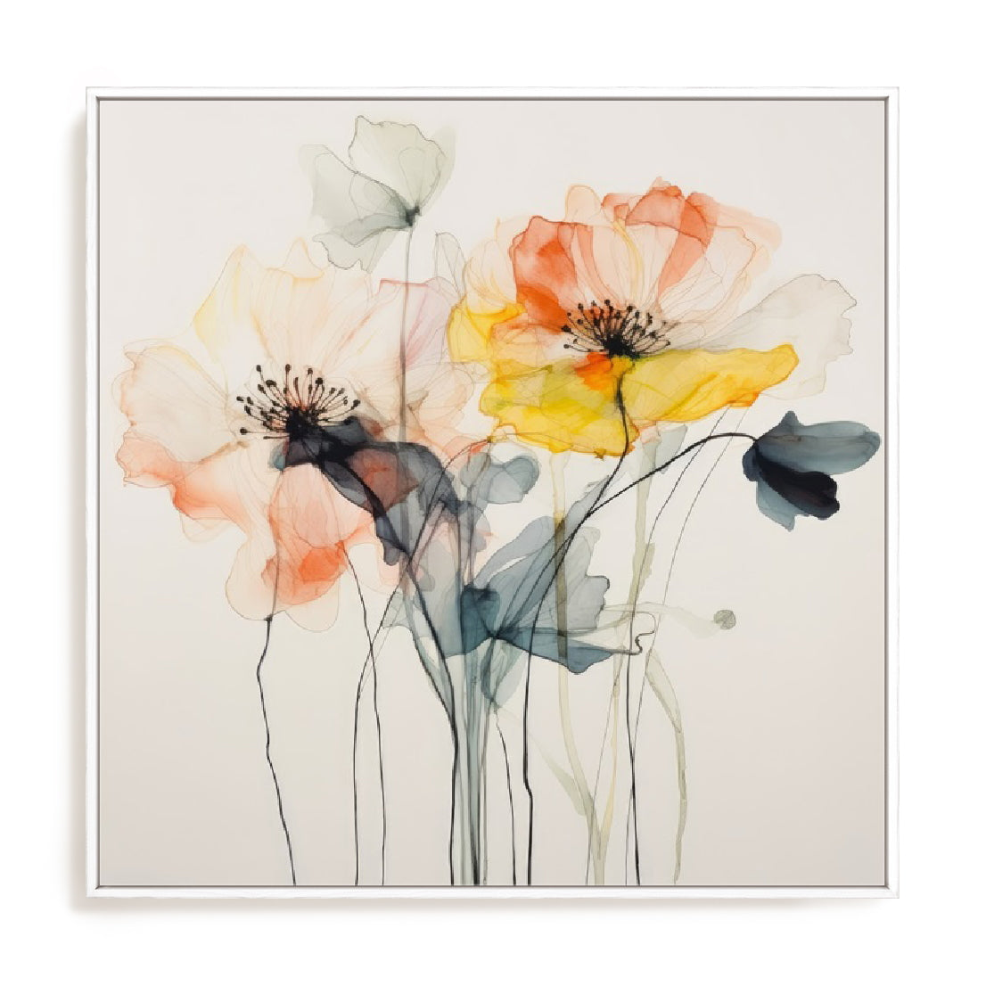 Colorful Petal Symphony II Wall Art