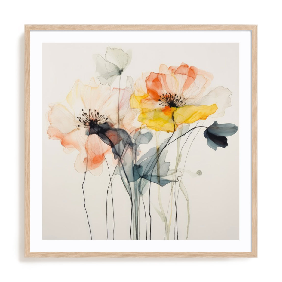 Colorful Petal Symphony II Wall Art