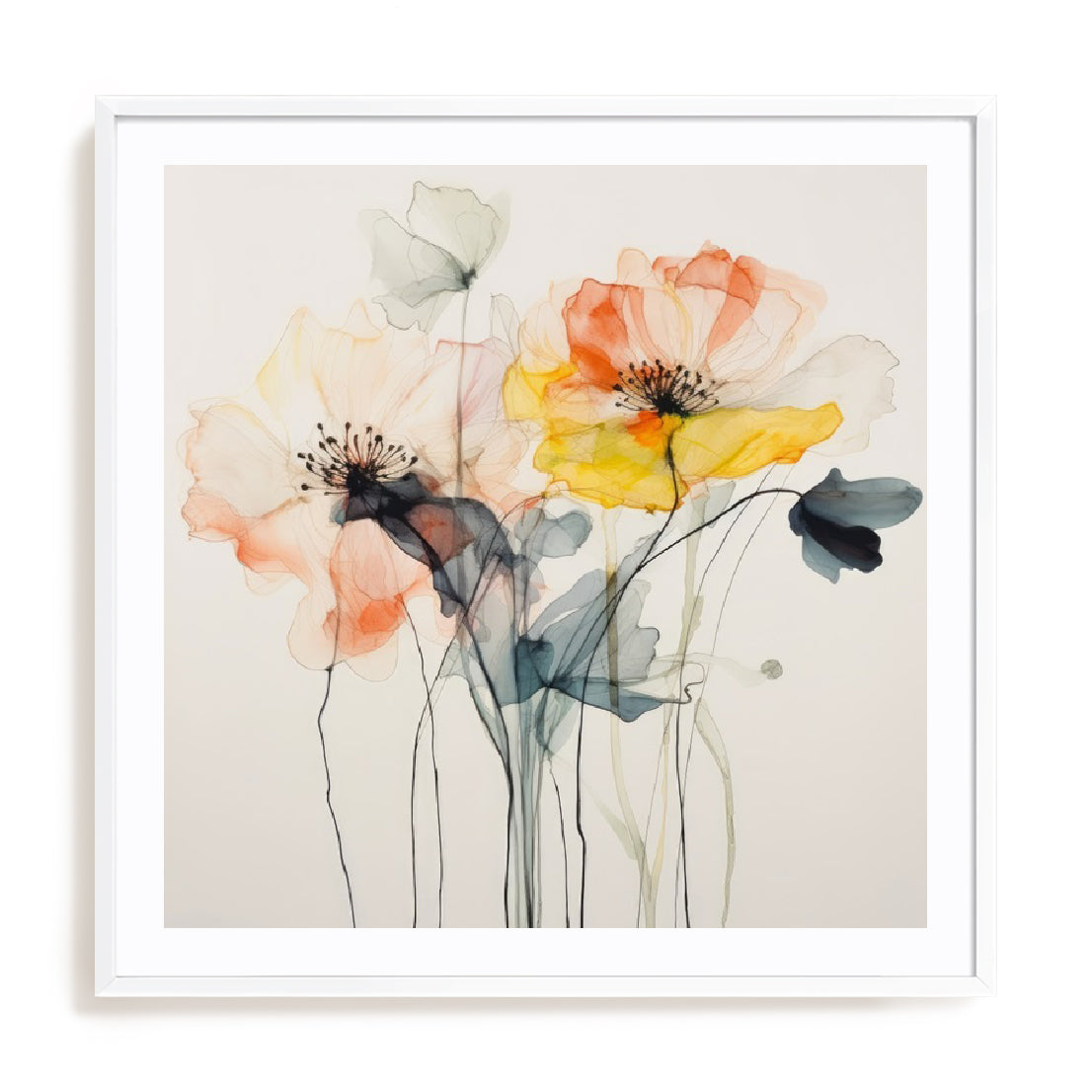 Colorful Petal Symphony II Wall Art