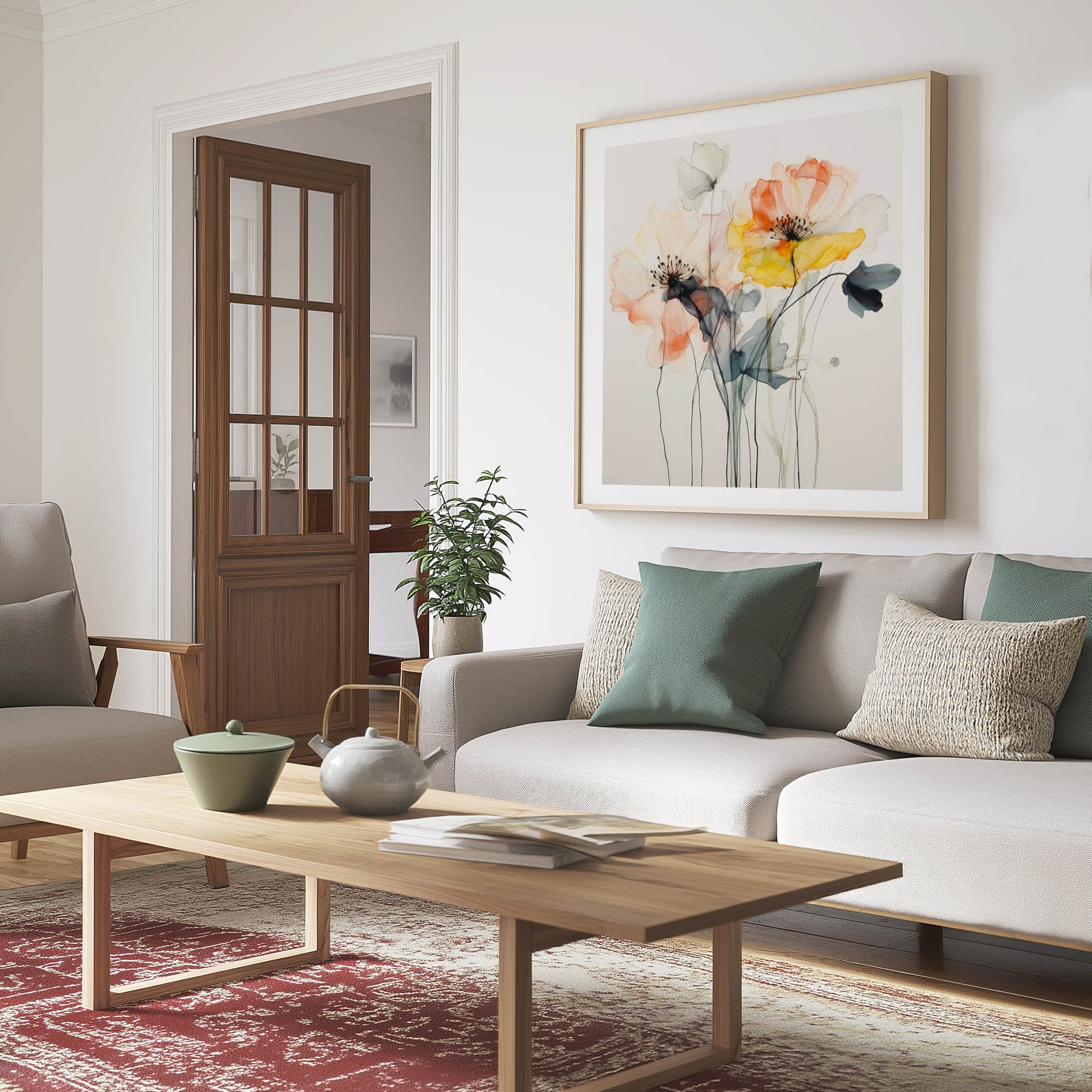 Colorful Petal Symphony II Wall Art