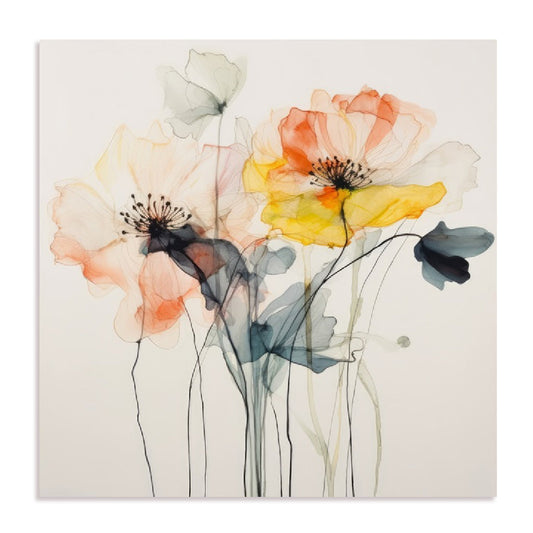 Colorful Petal Symphony II Wall Art