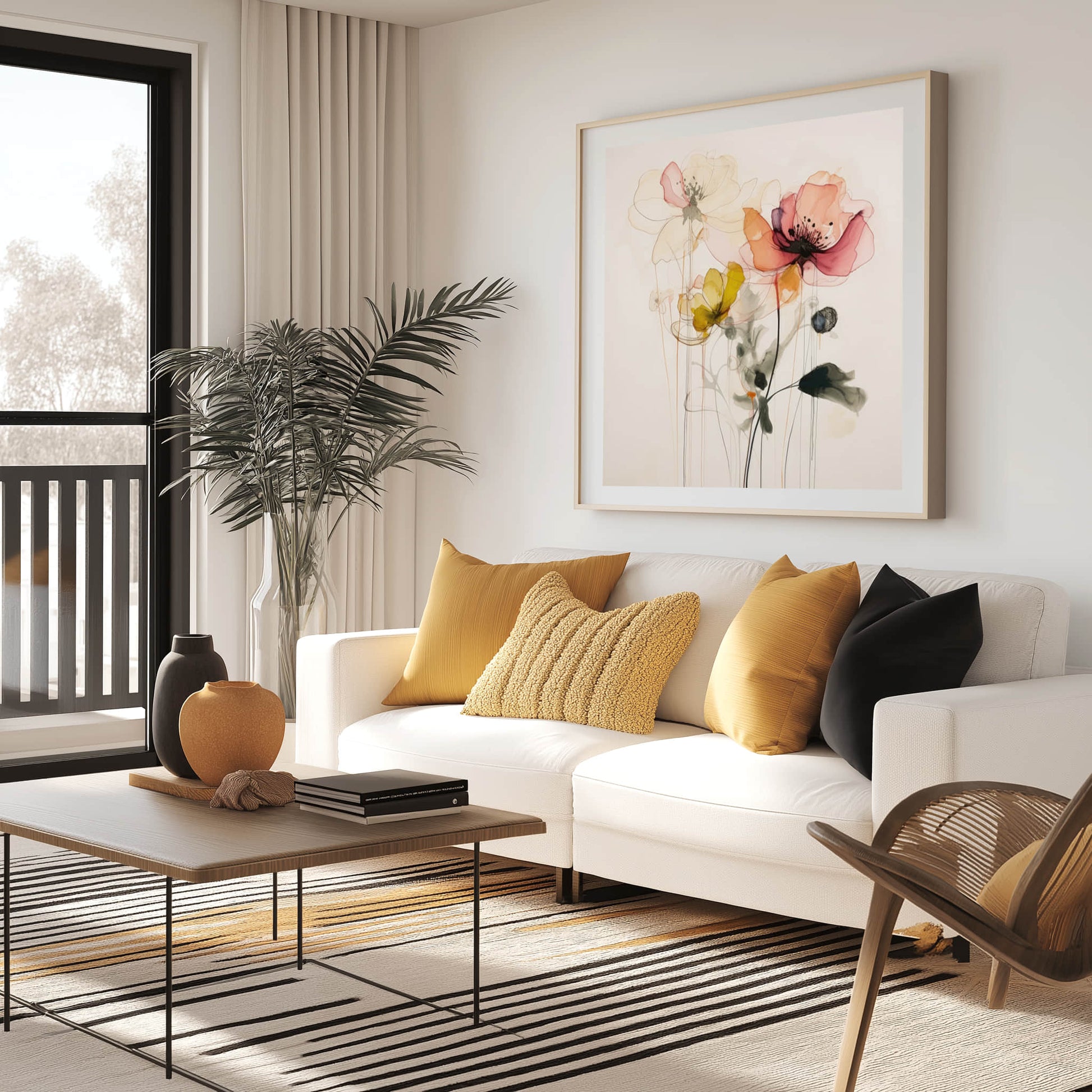 Colorful Petal Symphony III Wall Art