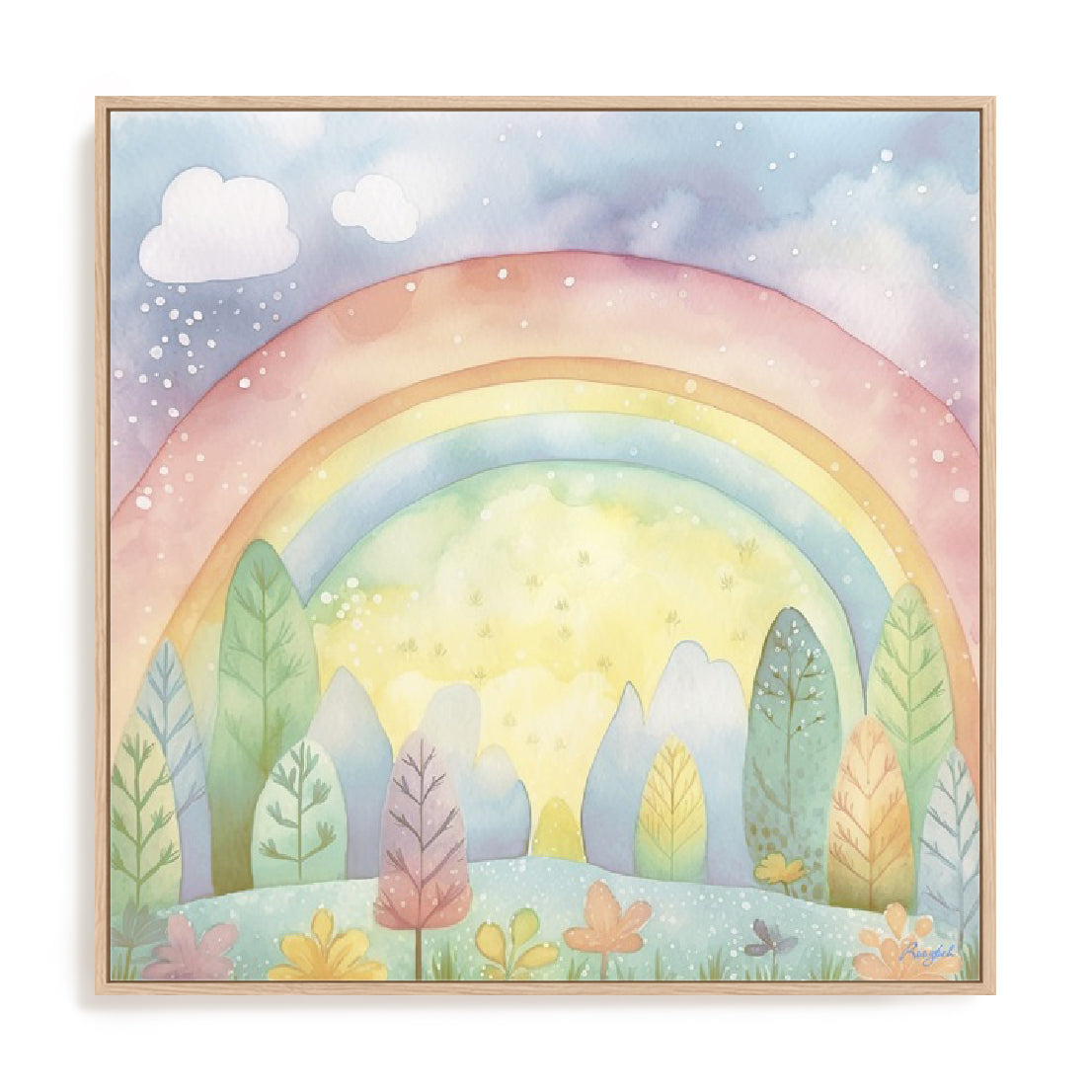 Happy Rainbow Wall Art