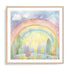 Happy Rainbow Wall Art #oran_natural-white-border
