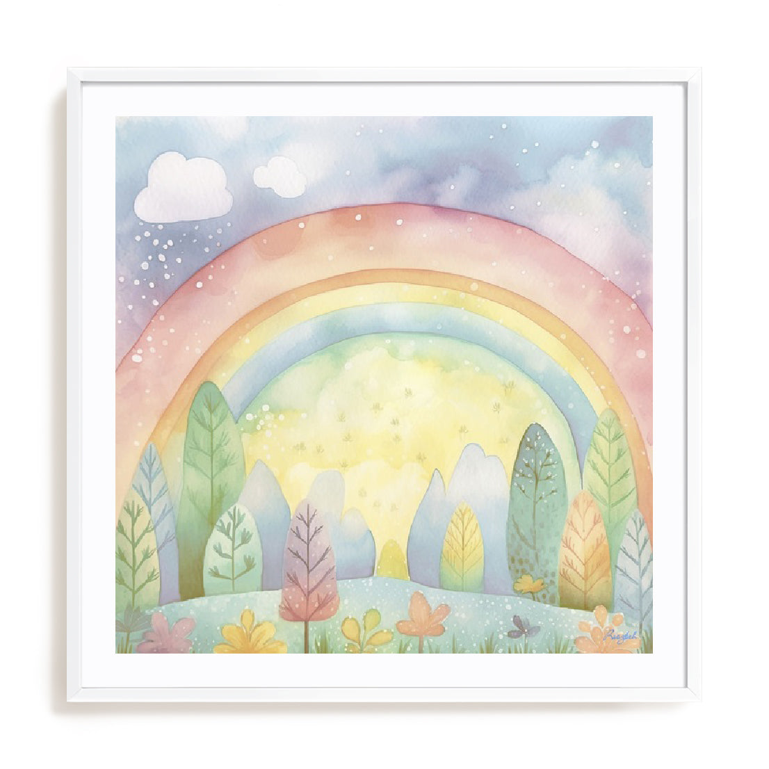 Happy Rainbow Wall Art