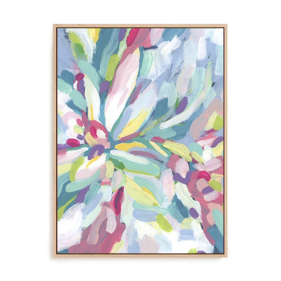 Tropical Bloom Kaleidoscope I Wall Art