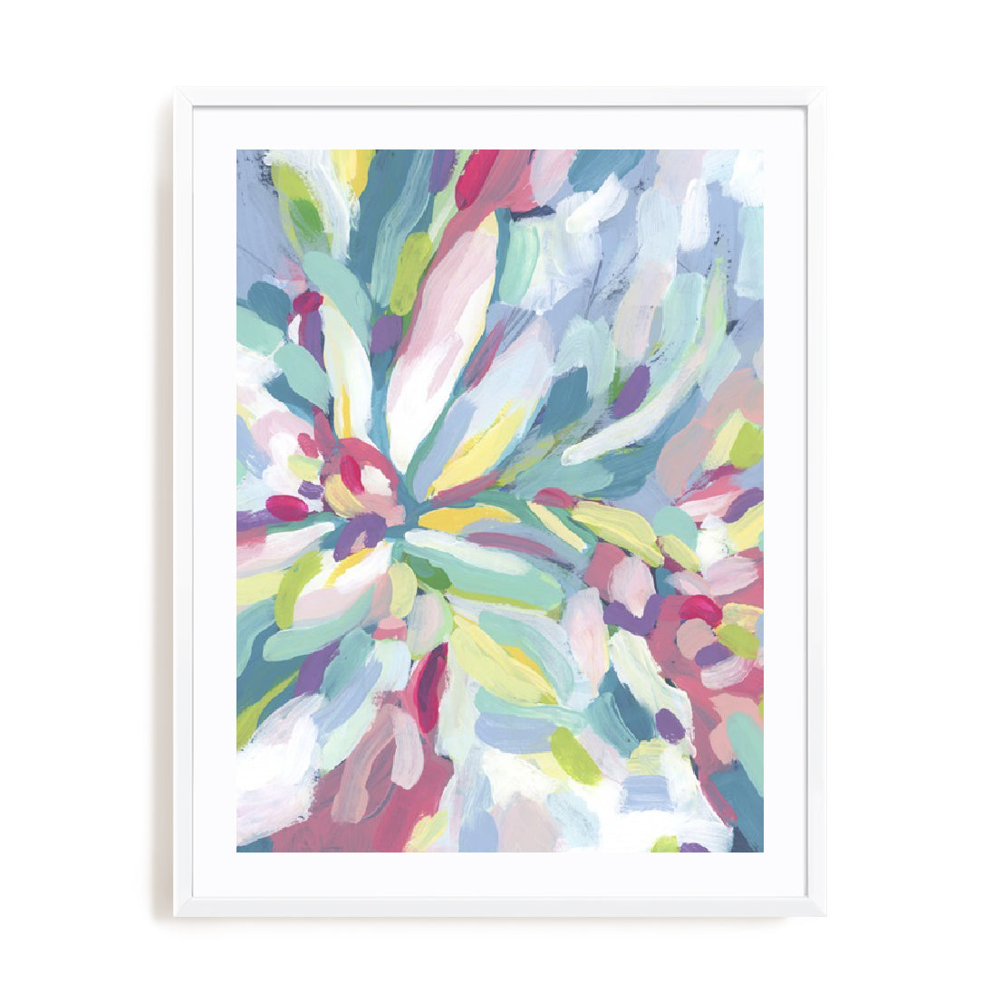 Tropical Bloom Kaleidoscope I Wall Art